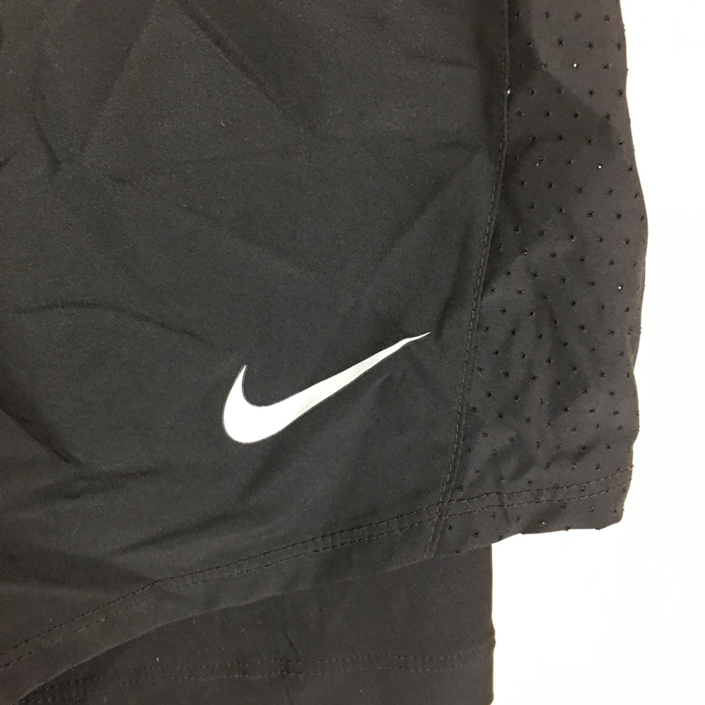 Nike Black Double Layer Running Shorts - image 7